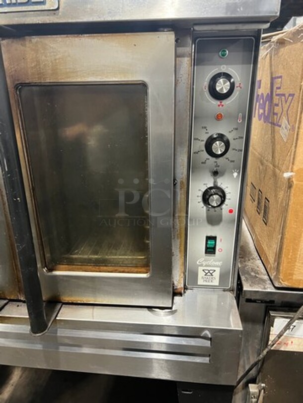 Bakers Pride Commercial Single Deck Convection Oven! With View Through Doors! Metal Oven Racks! All Stainless Steel! On Legs! - Image 2 of 9