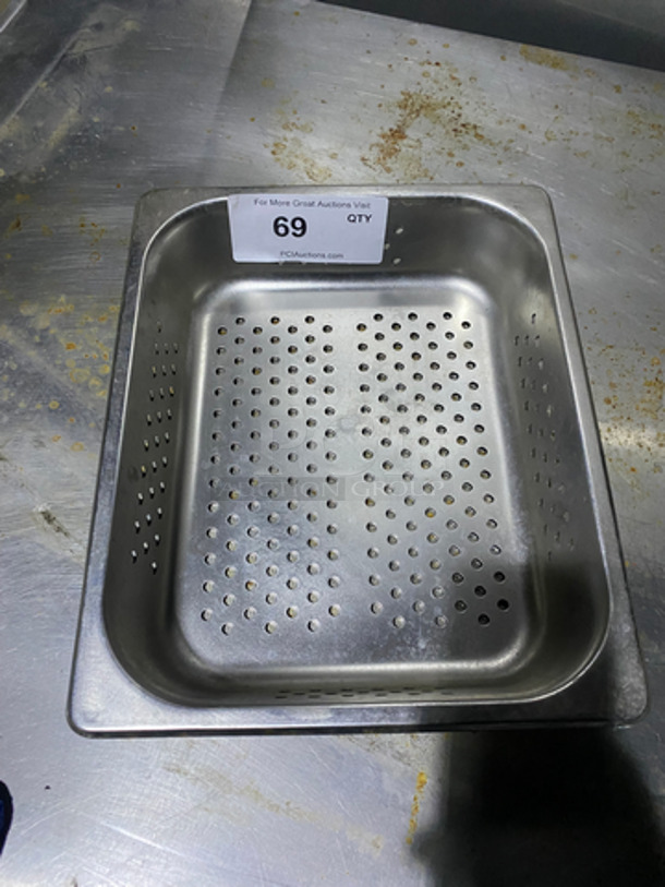 Stainless Steel Perforated Pans! 2x Your Bid! - Image 2 of 4