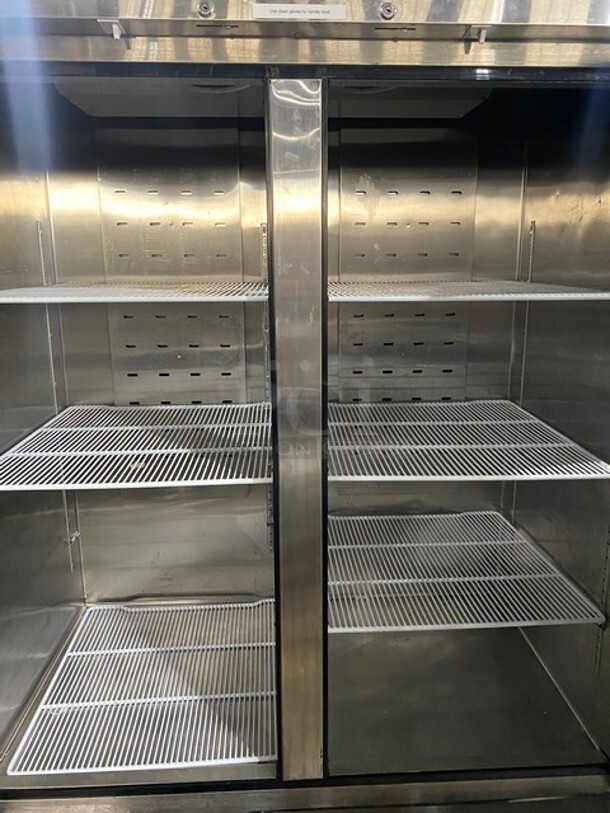 Atosa 2018 All Stainless Steel 2 Door Reach-in Vertical Freezer!! MODEL: MBF8503GR! 115V 1PH! On Casters!
 - Image 5 of 8