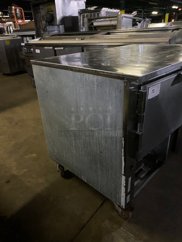 Leader Commercial Refrigerated 2 Door Lowboy! With Poly Coated Rack! All Stainless Steel! On Casters! Model: LB48SC SN: PW01S0214 115V 60HZ 1 Phase - Image 3 of 8