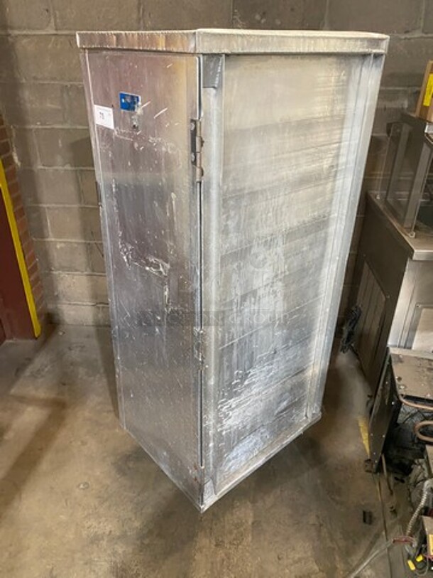 Commercial Single Door Enclosed Pan Rack! Solid Stainless Steel! On Casters! - Image 2 of 5