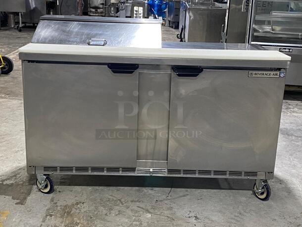 Beverage Air SPE60-08 60"
Sandwich/Salad Prep Table w/ Refrigerated Base, 115v

  - Image 1 of 7