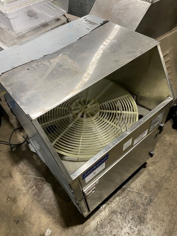 LATE MODEL! JACKSON Carousel Style Underbar Glass Washer! On Legs! Model DELTA 1200 Serial 18J366337 208V/60Hz/1 Phase - Image 10 of 10