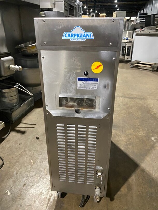 NICE! Carpigiani Commercial Floor Style Pasteurizer Machine! All Stainless Steel! Model PASTOMASTER60 Serial 470888! 220V 3Phase! On Casters! - Image 2 of 10