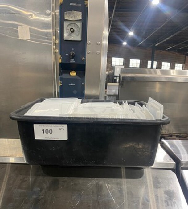 ALL ONE MONEY! Cambro Clear Poly Food Container Lids! - Image 1 of 6