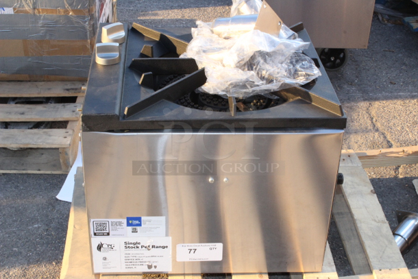 BRAND NEW SCRATCH & DENT! Cooking Performance Group CPG-SP-18-L Liquid Propane Stock Pot Range - 80,000 BTU - Image 4 of 9