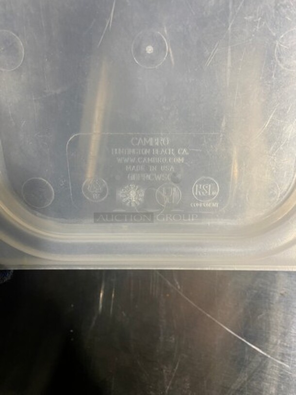 ALL ONE MONEY! Cambro Clear Poly Food Container Lids! - Image 6 of 7