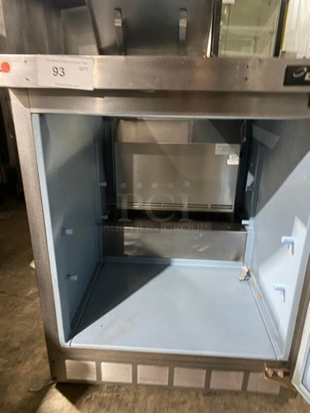 Delfield Commercial Single Door Lowboy/Worktop Cooler! All Stainless Steel! - Image 6 of 7