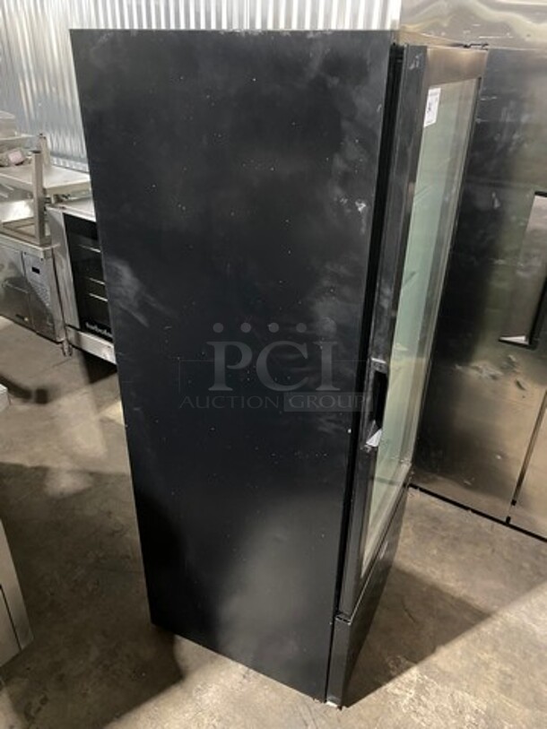 Carrier Commercial Single Door Reach In Refrigerator Merchandiser! With View Through Door! With Poly Coated Racks! Model: MC3000 SN: 1908X55666 120V 60HZ 1 Phase - Image 2 of 7
