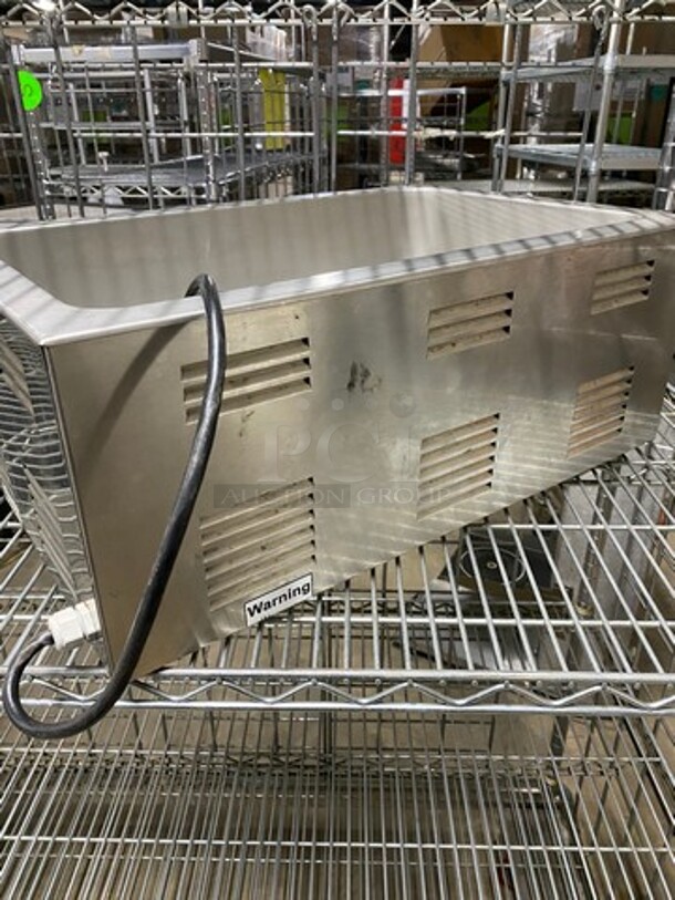 Adcraft Commercial Countertop Single Well Food Warmer! All Stainless Steel! Model: FW1200WF 120V 60HZ 1 Phase - Image 4 of 8