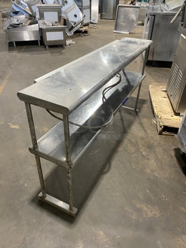 Solid Stainless Steel Double Overhead Shelf! - Image 3 of 8