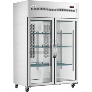 BRAND NEW SCRATCH & DENT! Avantco Z2-R-GHC 54" Glass Door Stainless Steel Reach-In Refrigerator. Unit was in working condition before cord was damaged.  54x31-3/8x81-11/16     