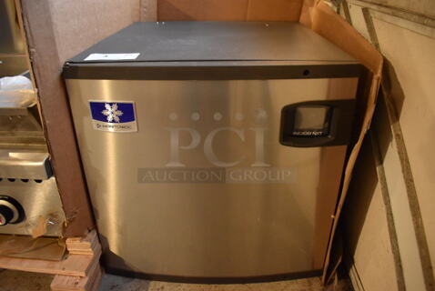 LIKE NEW! 2019 Manitowoc IYT0620W Indigo Stainless Steel Commercial Half Dice Ice Machine Head. Used a Few Times at Trade Show as a Demonstration. 115 Volts, 1 Phase. 22x25x21.5. Tested and Working!