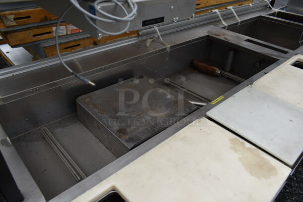 Delfield Stainless Steel Commercial Prep Table w/ Under Shelf and Cutting Boards. 240 Volts, 3 Phase.  - Image 2 of 8