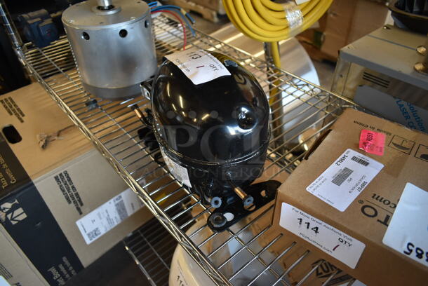 BRAND NEW SCRATCH AND DENT! Embraco EXH2155U Motor. 115-127 Volts, 1 Phase.  - Image 3 of 5