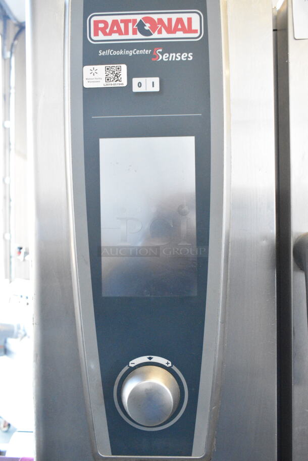 2 Rational 5 Senses Stainless Steel Commercial Combitherm Self Cooking Center Convection Ovens on Commercial Casters. Top Model: SCC WE 62. Bottom Model: SCC WE 102. 480 Volts, 3 Phase. 2 Times Your Bid! - Image 3 of 7