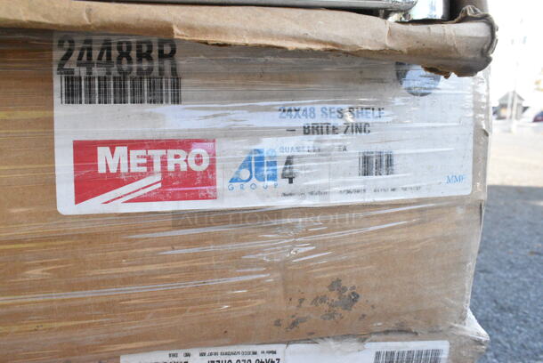 26 BRAND NEW! Boxes Including General Electric GE 35769 / 35793 LED Tube Lights, Metro 2448BR Shelves. 26 Times Your Bid!  - Image 4 of 8