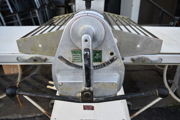 Rondo Seewer S Metal Commercial Floor Style Reversible Dough Sheeter on Commercial Casters. 220-250 Volts, 3 Phase. - Image 5 of 12