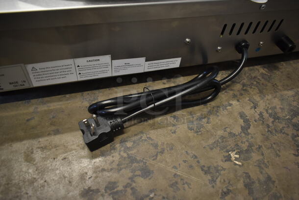 BRAND NEW SCRATCH AND DENT! 2023 Carnival King 382TCM16DBL Stainless Steel Commercial Countertop 16" Dual Non-Stick Crepe Maker. 208-240 Volts, 1 Phase. Tested and Working! - Image 6 of 6