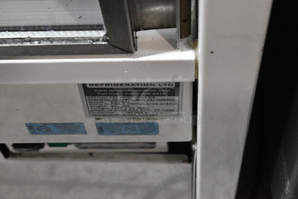 BRAND NEW SCRATCH AND DENT! Igloo C2YRP4 Metal Commercial Floor Style Deli Display Case Merchandiser. Tested and Working! - Image 3 of 3