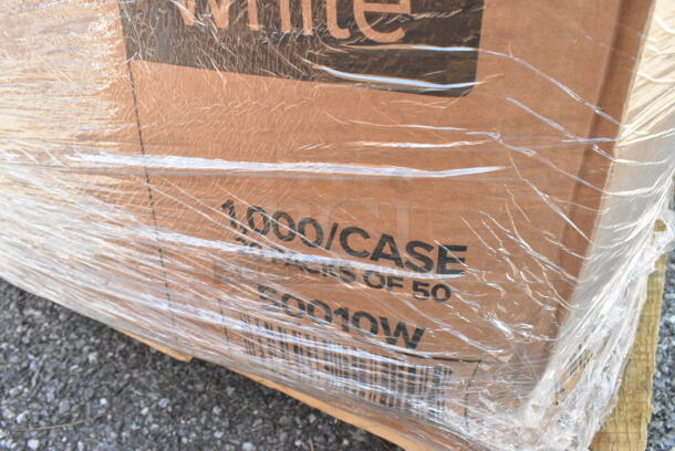 20 BRAND NEW Boxes Including 5001RT350B Lavex White Hardwound Paper Towel, 350 Feet / Roll - 12/Case, 795PTOKFT1 Choice Kraft Microwavable Folded Paper #1 Take-Out Container 4 3/8" x 3 1/2" x 2 1/2" - 450/Case, 50010W Choice 10 oz. White Poly Paper Hot Cup - 1000/Case, 2 Box Dart SafeSeal 16 oz. Plastic Tamper-Resistant, Tamper-Evident Bowl with Dome Lid - 240/Case, 795PTOKFT4 Choice Kraft Microwavable Folded Paper #4 Take-Out Container 7 3/4" x 5 1/2" x 3 1/2" - 160/Case, 5001RT800B Lavex 8" White Hardwound Paper Towel, 800 Feet / Roll - 6/Case, 2 Box 5001RT800N Lavex 8" Natural Kraft Hardwound Paper Towel, 800 Feet / Roll - 6/Case. 20 Times Your Bid!  - Image 5 of 12