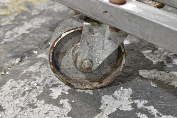 Seewer Rondo Metal Commercial Floor Style Reversible Dough Sheeter. Cannot Test Due To Cut Power Cord - Image 4 of 8