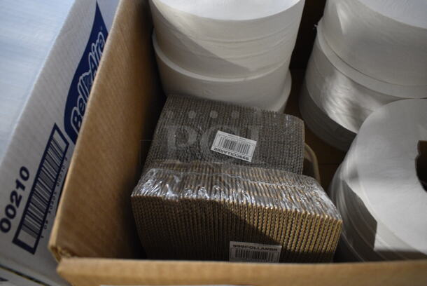 ALL ONE MONEY! Lot of Commercial Toilet Paper Rolls and Coffee Cup Collars! - Image 3 of 3