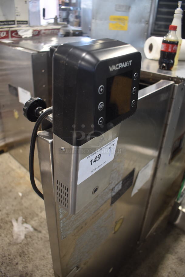 BRAND NEW SCRATCH AND DENT! Vacpak-it 186SV08 Stainless Steel Commercial Sous Vide Circulator Head. 120 Volts, 1 Phase.  - Image 2 of 4