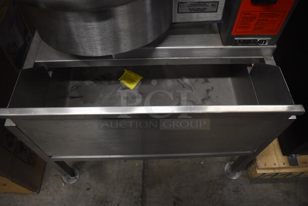 2012 Vulcan Hart Stainless Steel Commercial Countertop Electric Powered Tilting Kettle on Stand. 30x26x57 - Image 8 of 11
