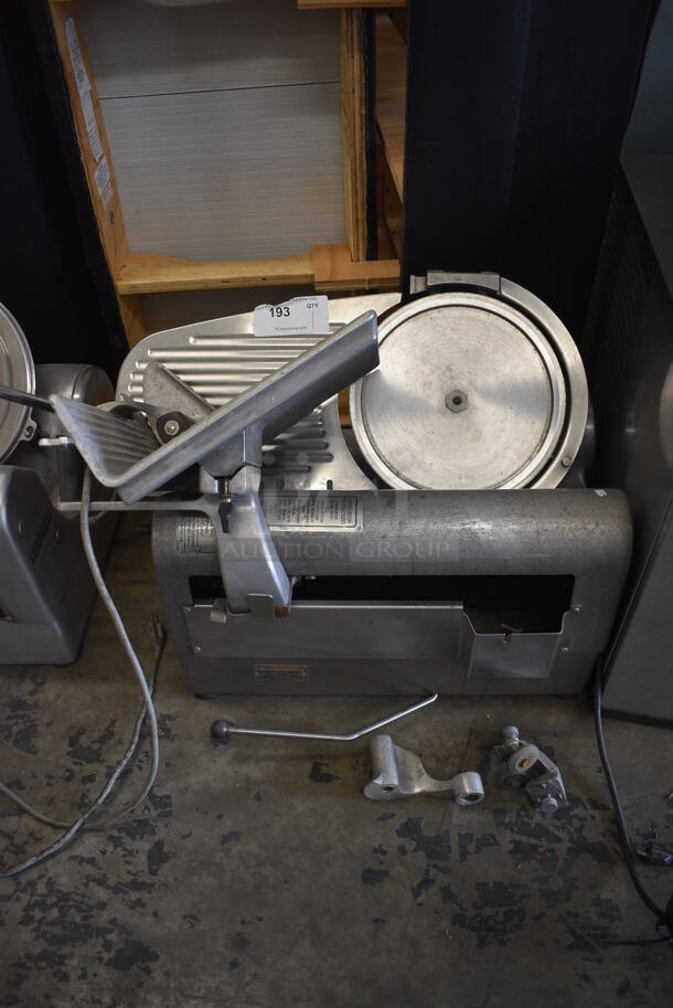 Hobart Metal Commercial Countertop Automatic Meat Slicer. 26x19x23. Tested and Working!