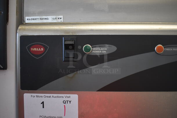 Wells WVOC-2HFG Ventless Hood Combination Griddle and 2 Burner French Top w/ Convection Oven. 208-240V 3 Phase - Image 4 of 12