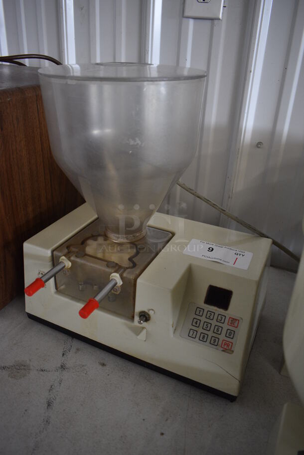Edhard Model MK Metal Commercial Countertop Donut Pastry Filler w/ Hopper. Goes GREAT w/ Lot # 10-13! 115 Volts, 1 Phase. 15.5x14x17.5. Tested and Working! - Image 2 of 6