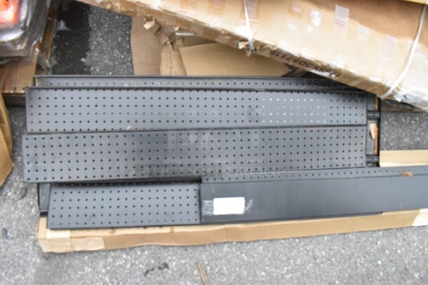 BRAND NEW SCRATCH AND DENT! Lot of Black Metal Panels - Image 1 of 5