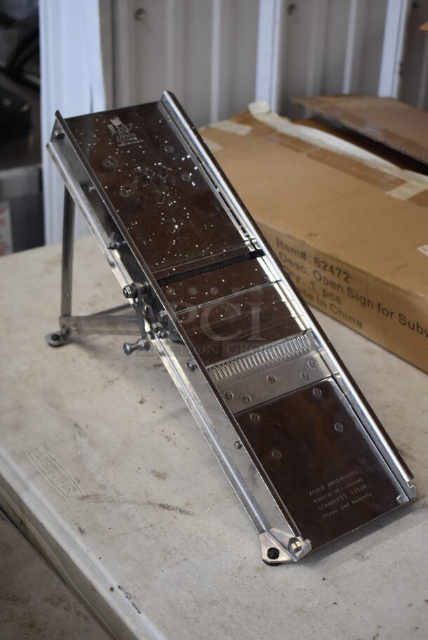 Stainless Steel Mandolin Slicer. 5.5x16x2.5 - Image 2 of 4