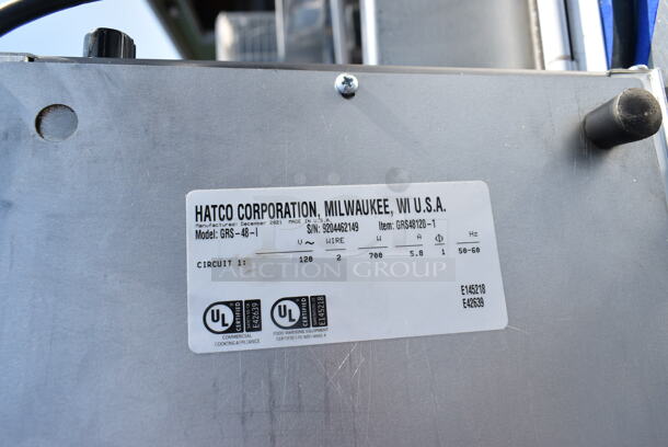 Hatco GRS-48-1 Stainless Steel Warming Shelf. 120 Volts, 1 Phase.  - Image 5 of 5