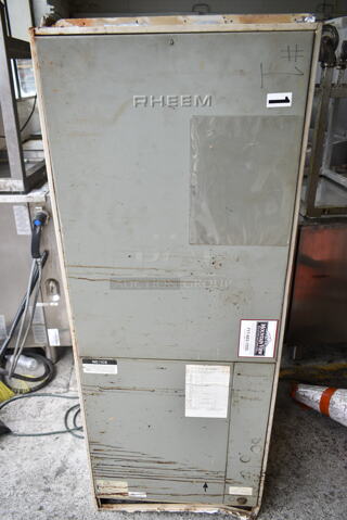 Rheem RHQA-2000B Metal Commercial Air Handler. 208/240 Volts, 1 Phase. 
