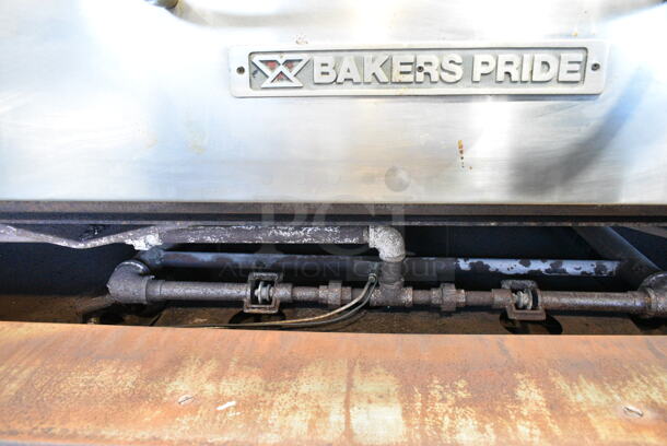 2 Bakers Pride Y600 Stainless Steel Commercial Natural Gas Powered Single Deck Pizza Oven. 140,000 BTU. 2 Times Your Bid!  - Image 9 of 12