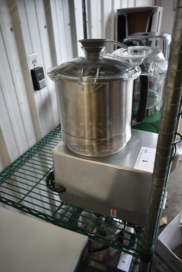 BRAND NEW SCRATCH AND DENT! Robot Coupe Blixer 4 Series A Stainless Steel Commercial Countertop Food Processor w/ Bowl, Lid and S Blade. 120 Volts, 1 Phase. Tested and Working! - Image 2 of 9