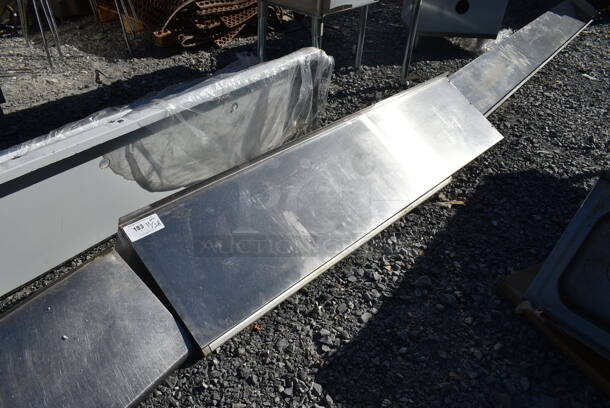 Stainless Steel Commercial Wall Mount Shelf. - Image 2 of 2