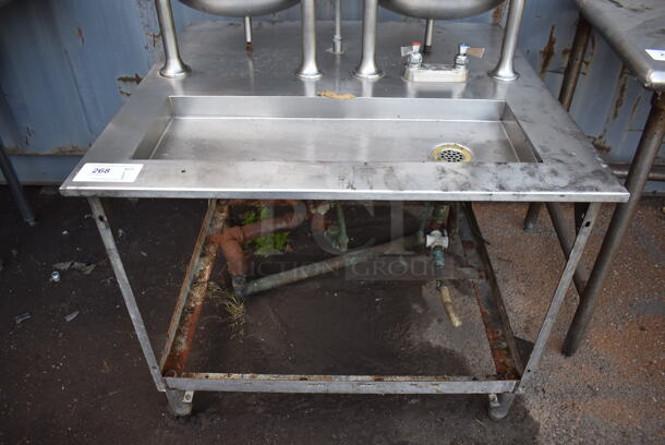 Cleveland Stainless Steel Commercial Tilting Kettle Stand w/ 2 Cleveland KDT-6T Tilting Steam Kettles. 35.5x34x55 - Image 4 of 7