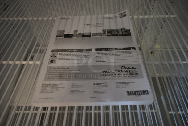 BRAND NEW SCRATCH AND DENT! 2023 True GDM-69-HC-LD Metal Commercial 3 Door Reach In Cooler Merchandiser w/ Poly Coated Racks. 115 Volts, 1 Phase. Tested and Working! - Image 6 of 7