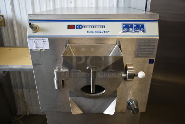 Coldelite LB 502-G Stainless Steel Commercial Floor Style Batch Freezer on Commercial Casters. 208-230 Volts, 3 Phase. - Image 3 of 12