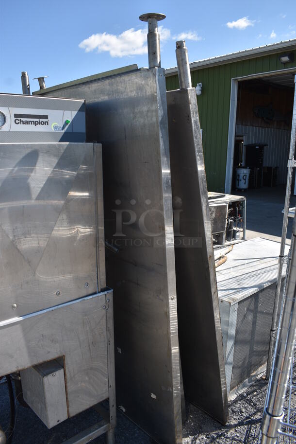 3 Stainless Steel Dividers / Walls. Includes 42x2x73. 3 Times Your Bid! - Image 4 of 4