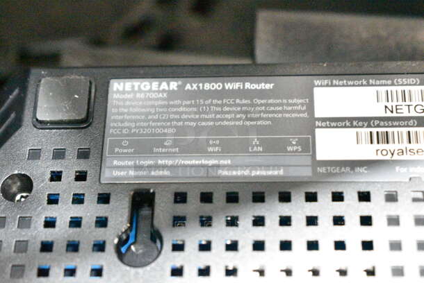 Electronic Cabinet w/ StarTech 8 Outlet PDU Power Distribution, Netgear Router, Yealink Base Station, Merakin Z3. - Image 4 of 7
