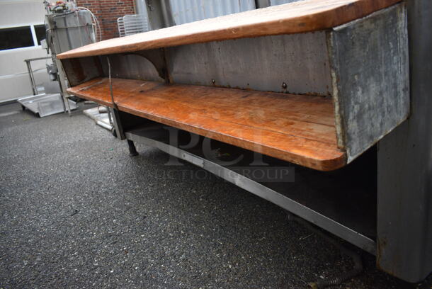 Stainless Steel Commercial 5 Well Steam Table w/ Over Shelf and Under Shelf. 87x25x48 - Image 6 of 8