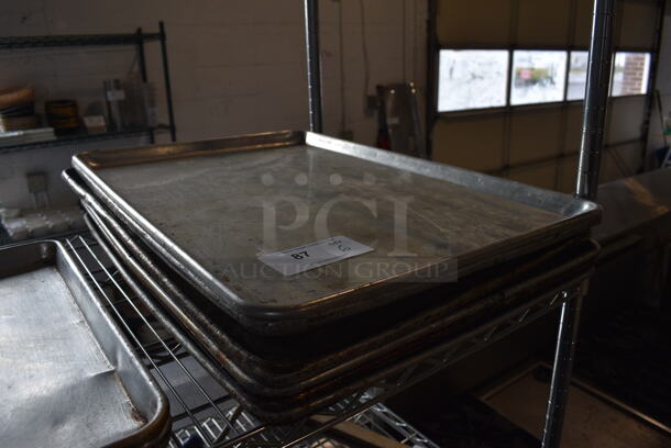 6 Metal Full Size Baking Pans. 18x26x1. 6 Times Your Bid! - Image 2 of 3
