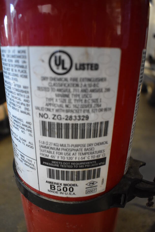 Amerex Fire Extinguisher. Buyer Must Pick Up - We Will Not Ship This Item.  8x4.5x15 - Image 4 of 4