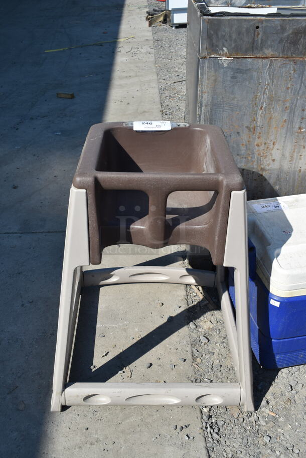 Koala Kare Brown Poly High Chair.  - Image 1 of 4