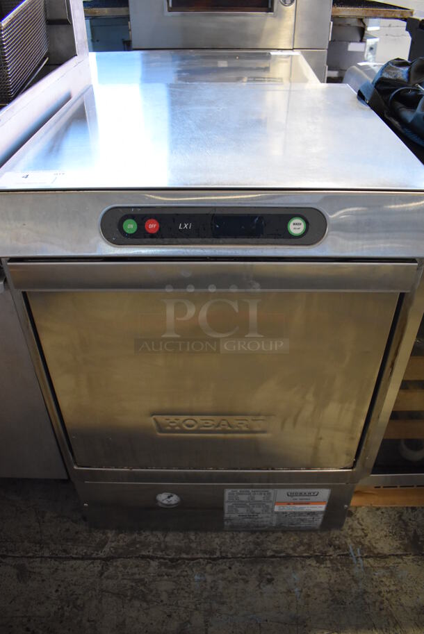 Hobart LXIH Stainless Steel Commercial Undercounter Dishwasher. 120/208-240 Volts, 1 Phase. 24x26x34