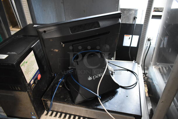 ALL ONE MONEY! Two Tier Lot of Various Items Including Epson Receipt Printers, Par POS Monitor, Computer Tower and Cash Drawer - Image 12 of 12